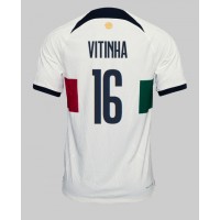Portugalsko Vitinha #16 Vonkajší futbalový dres MS 2022 Krátky Rukáv
